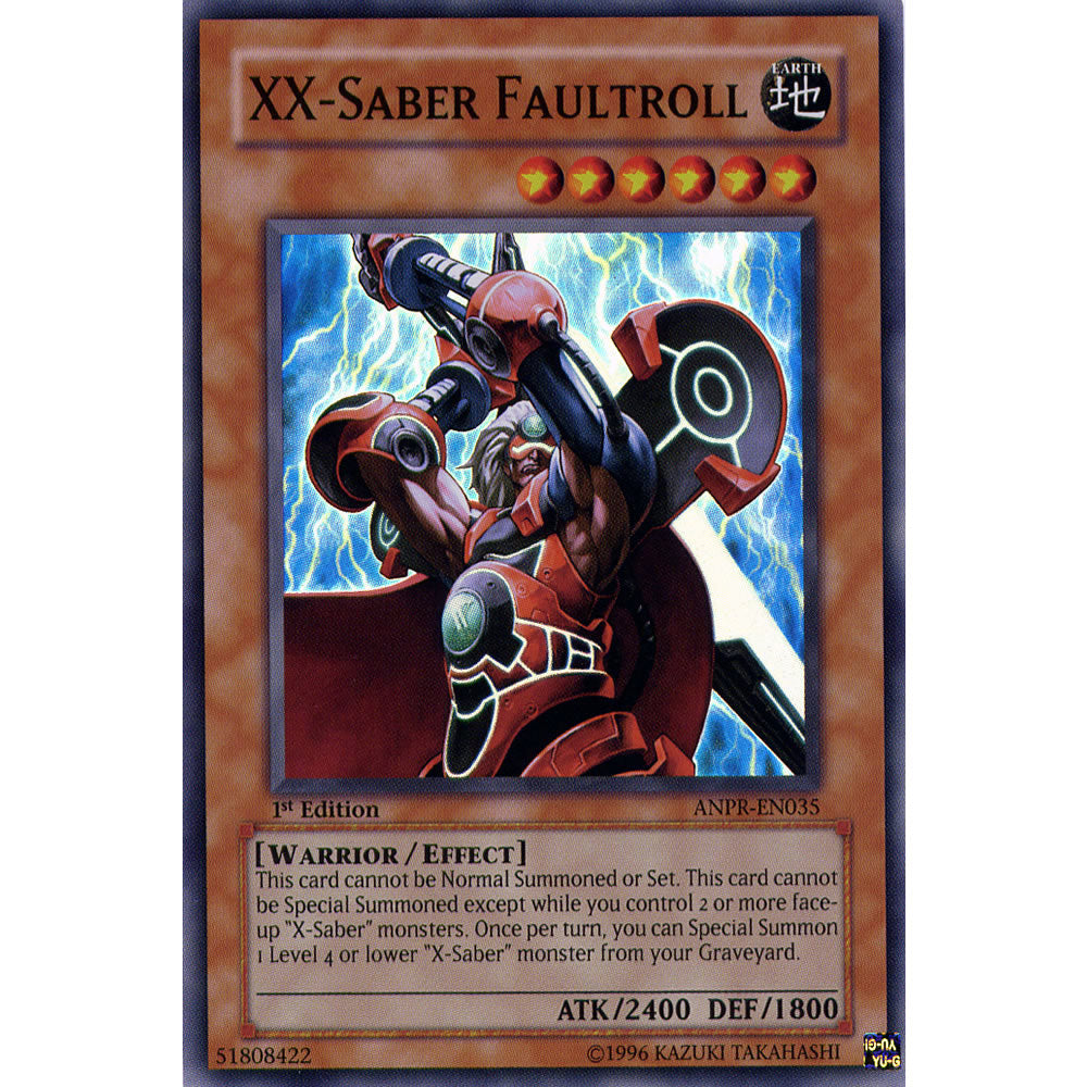 XX-Saber Faultroll ANPR-EN035 Yu-Gi-Oh! Card from the Ancient Prophecy Set