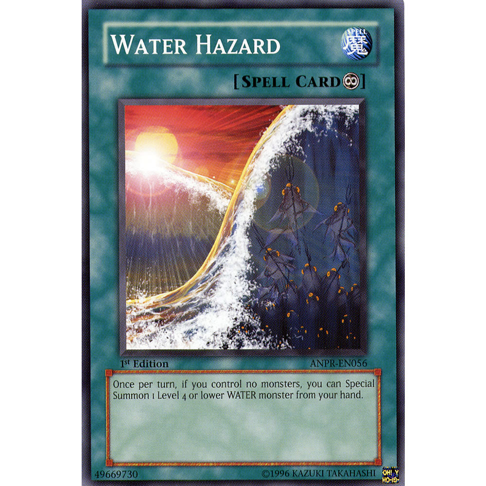 Water Hazard ANPR-EN056 Yu-Gi-Oh! Card from the Ancient Prophecy Set