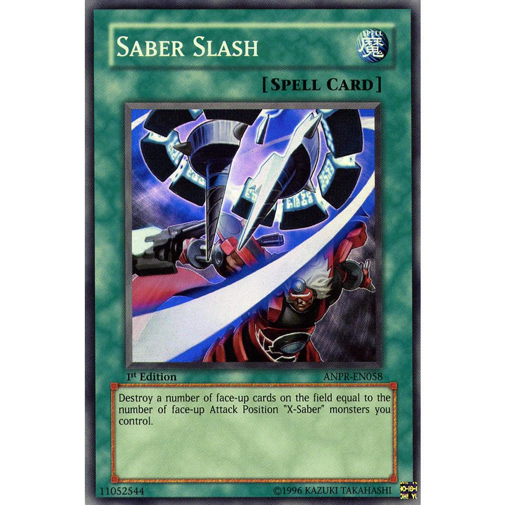 Saber Slash ANPR-EN058 Yu-Gi-Oh! Card from the Ancient Prophecy Set
