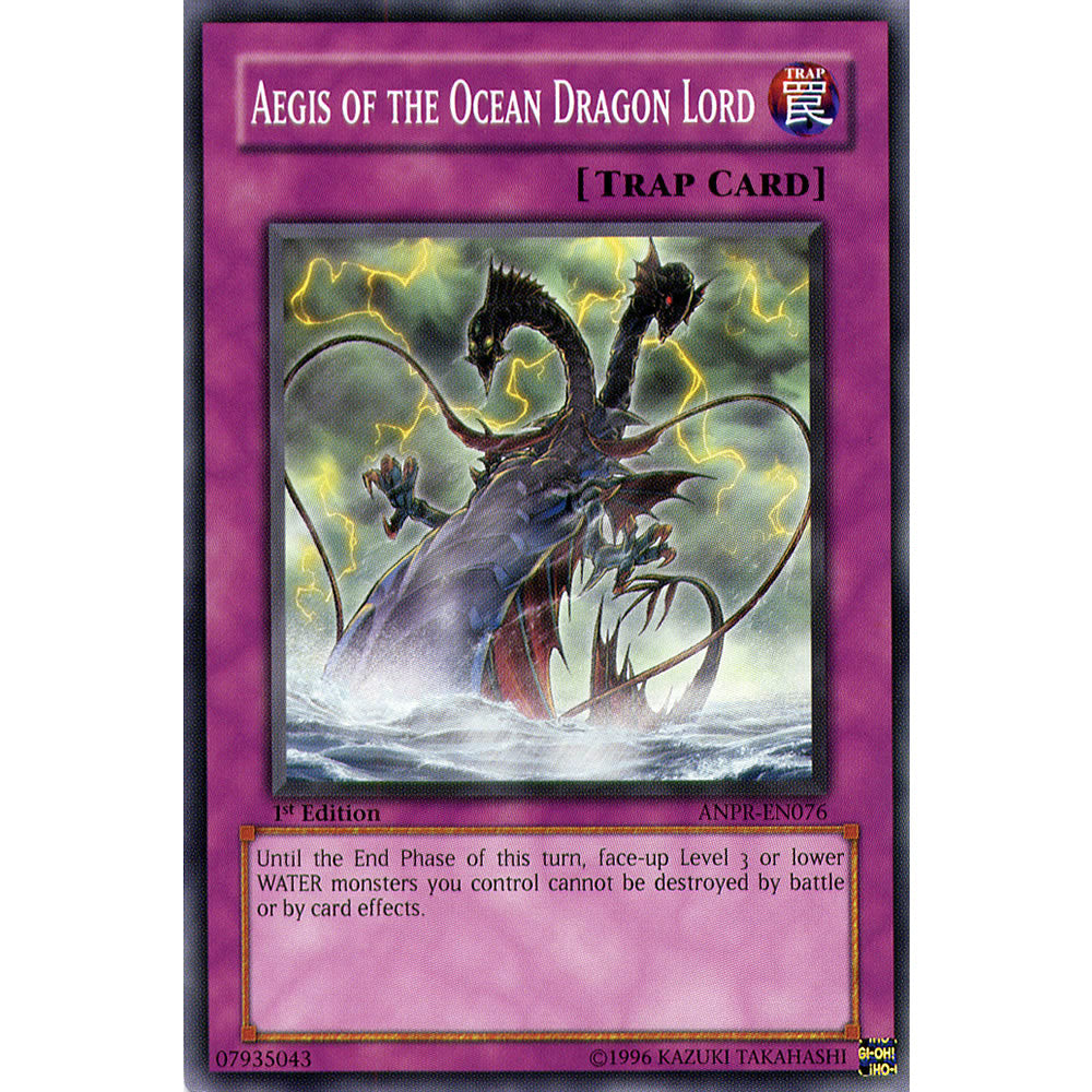 Aegis Of The Ocean Dragon Lord ANPR-EN076 Yu-Gi-Oh! Card from the Ancient Prophecy Set