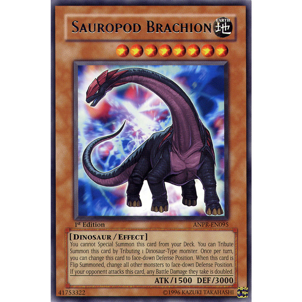 Sauropod Brachion ANPR-EN095 Yu-Gi-Oh! Card from the Ancient Prophecy Set