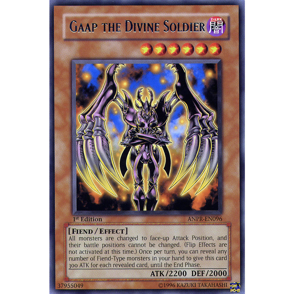 Gaap The Divine Soldier ANPR-EN096 Yu-Gi-Oh! Card from the Ancient Prophecy Set