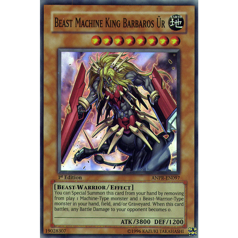 Beast Machine King Barbaros ANPR-EN097 Yu-Gi-Oh! Card from the Ancient Prophecy Set