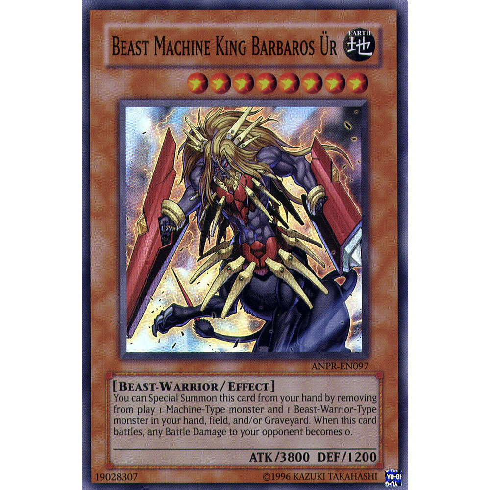 Beast Machine King Barbaros ANPR-EN097 Yu-Gi-Oh! Card from the Ancient Prophecy Set
