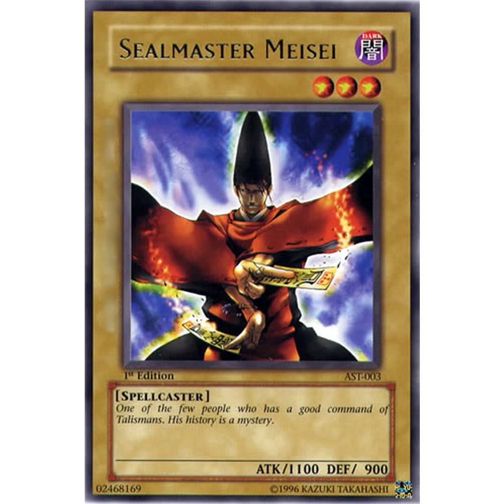 Sealmaster Meisei AST-003 Yu-Gi-Oh! Card from the Ancient Sanctuary Set