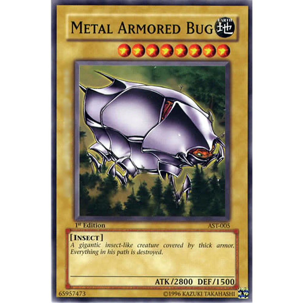 Metal Armored Bug AST-005 Yu-Gi-Oh! Card from the Ancient Sanctuary Set