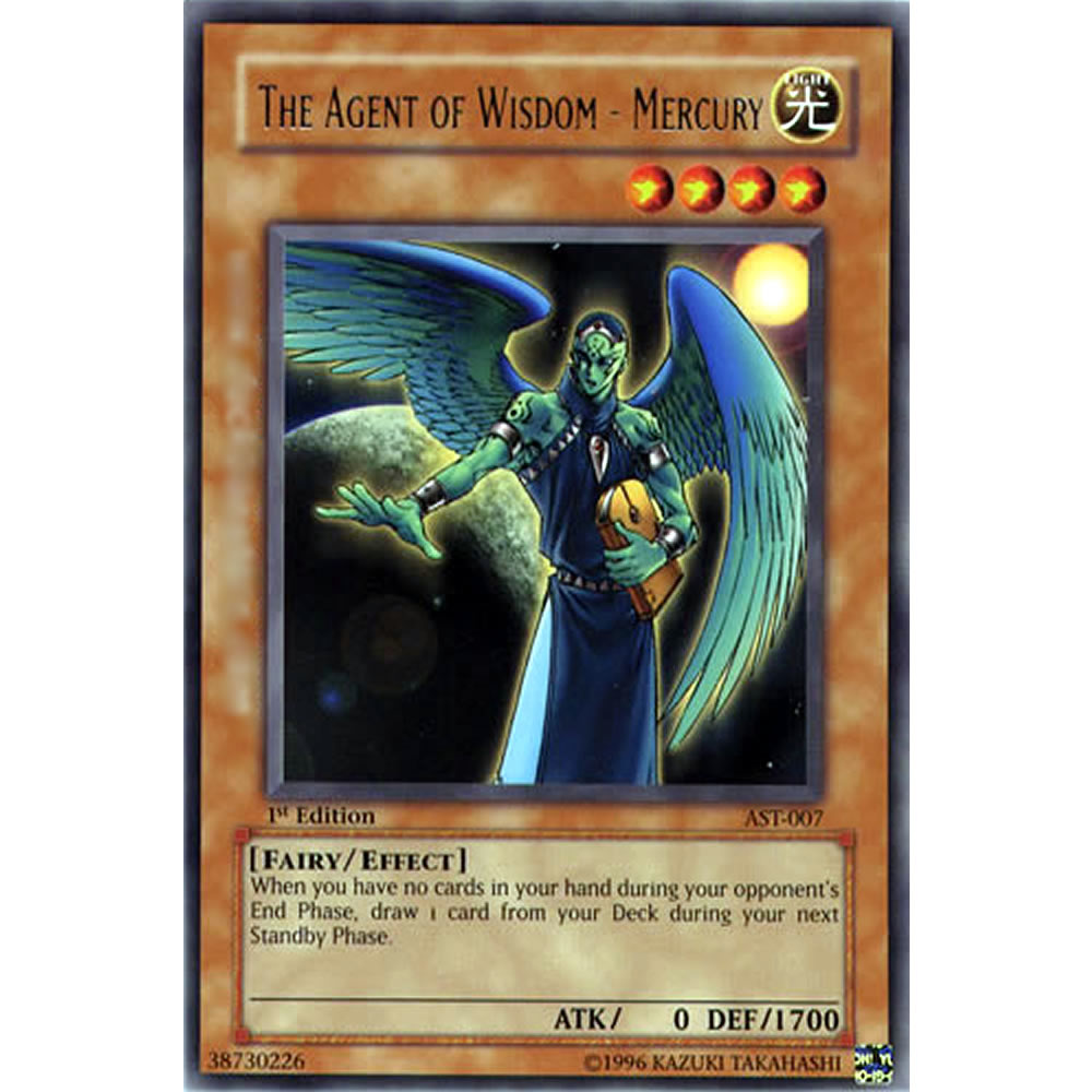 The Agent of Wisdom - Mercury AST-007 Yu-Gi-Oh! Card from the Ancient Sanctuary Set