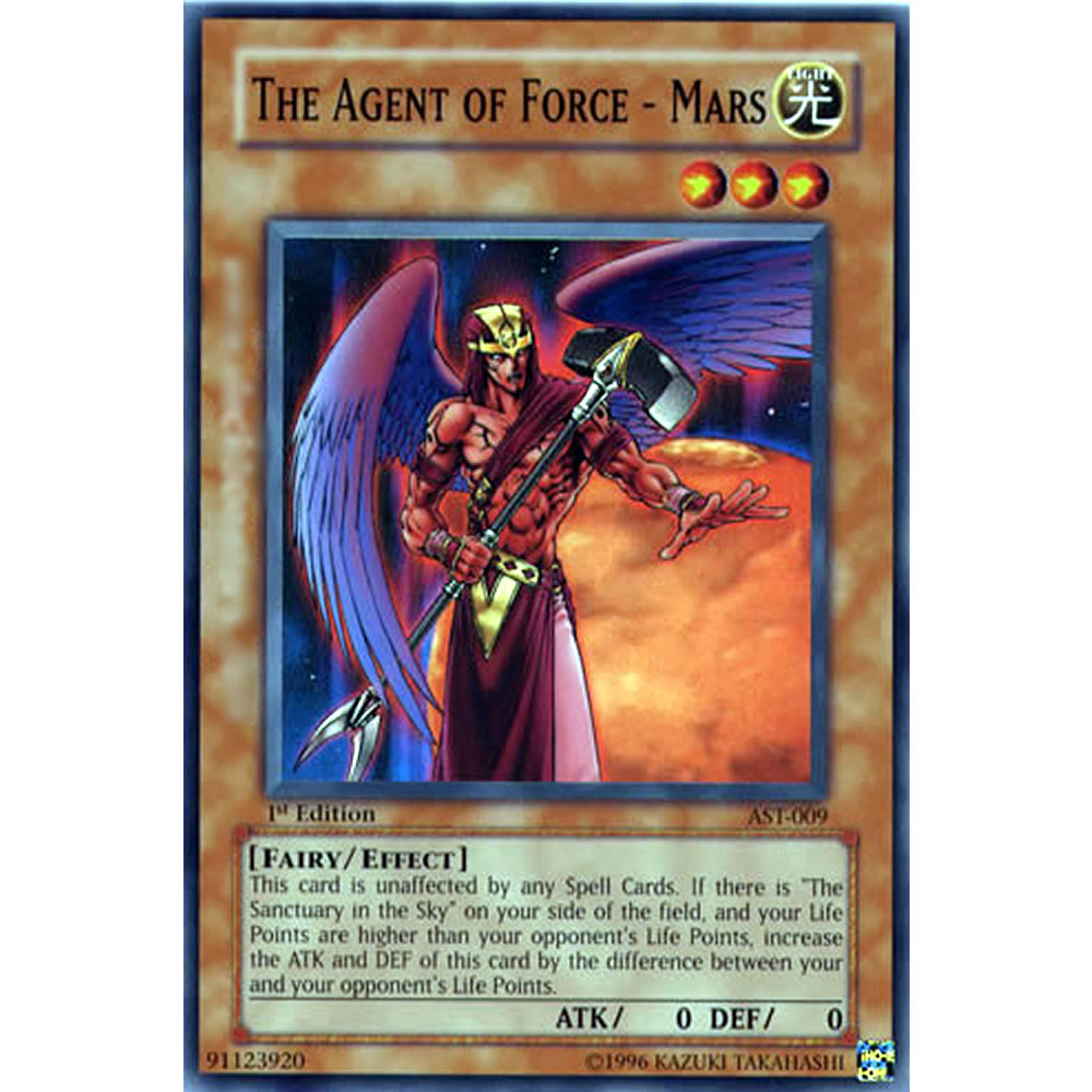 The Agent of Force - Mars AST-009 Yu-Gi-Oh! Card from the Ancient Sanctuary Set