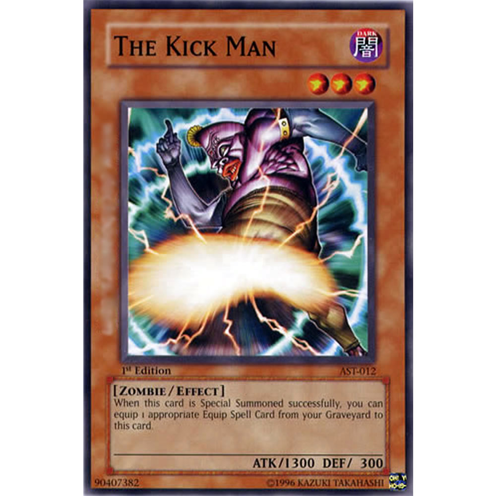 The Kick Man AST-012 Yu-Gi-Oh! Card from the Ancient Sanctuary Set
