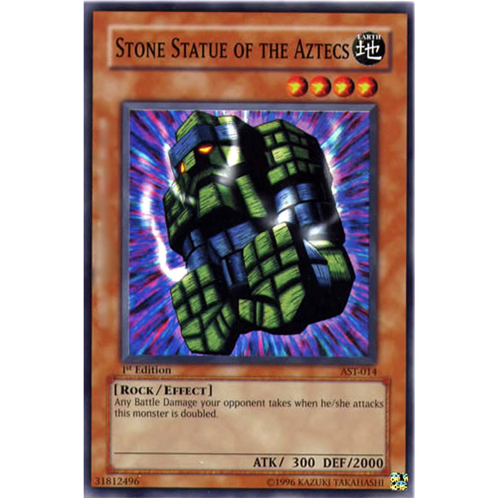Stone Statue of the Aztecs AST-014 Yu-Gi-Oh! Card from the Ancient Sanctuary Set