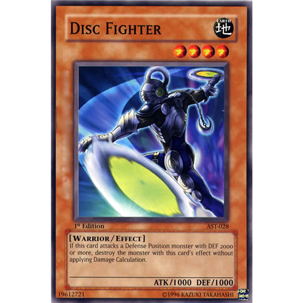 Disc Fighter AST-028 Yu-Gi-Oh! Card from the Ancient Sanctuary Set
