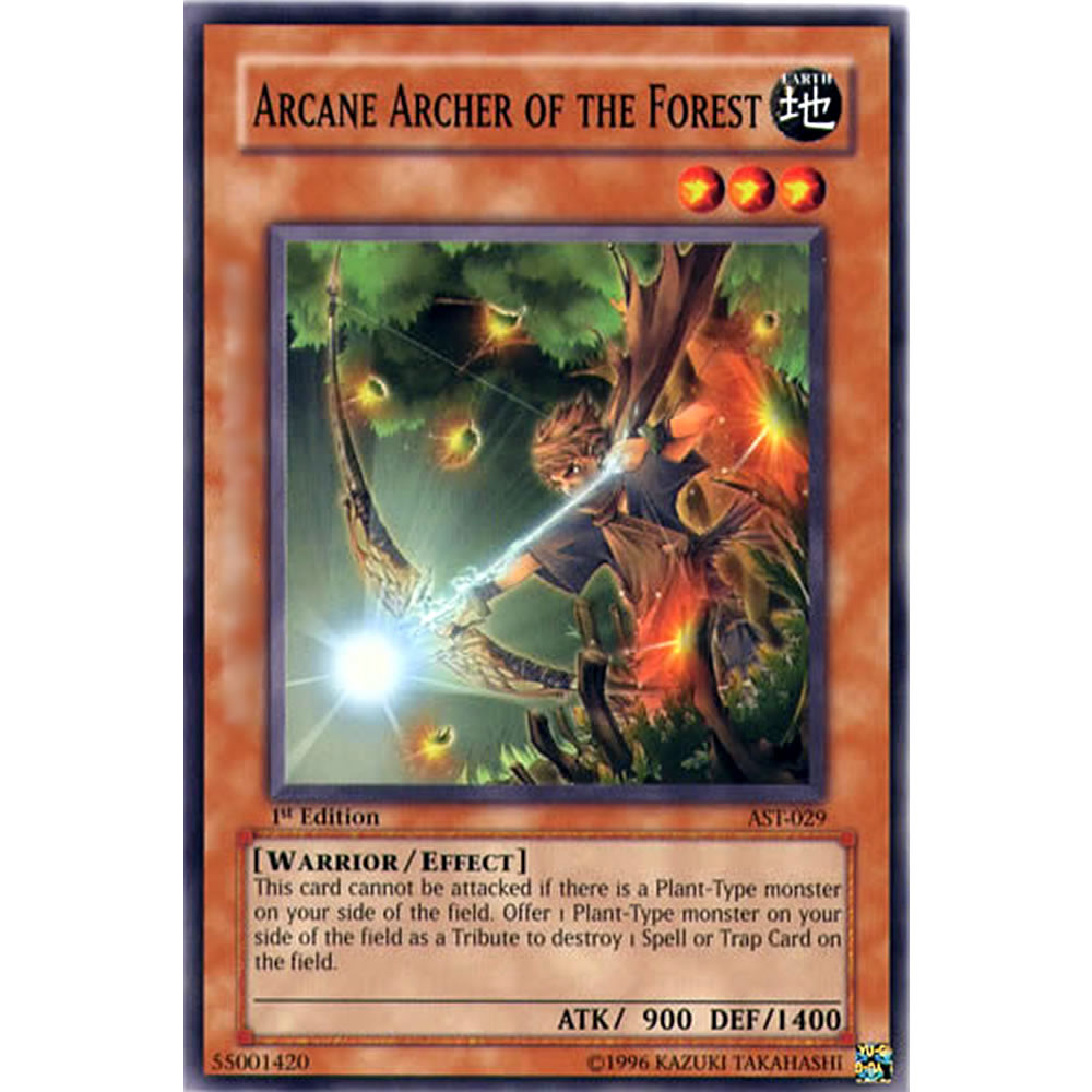 Arcane Archer of the Forest AST-029 Yu-Gi-Oh! Card from the Ancient Sanctuary Set