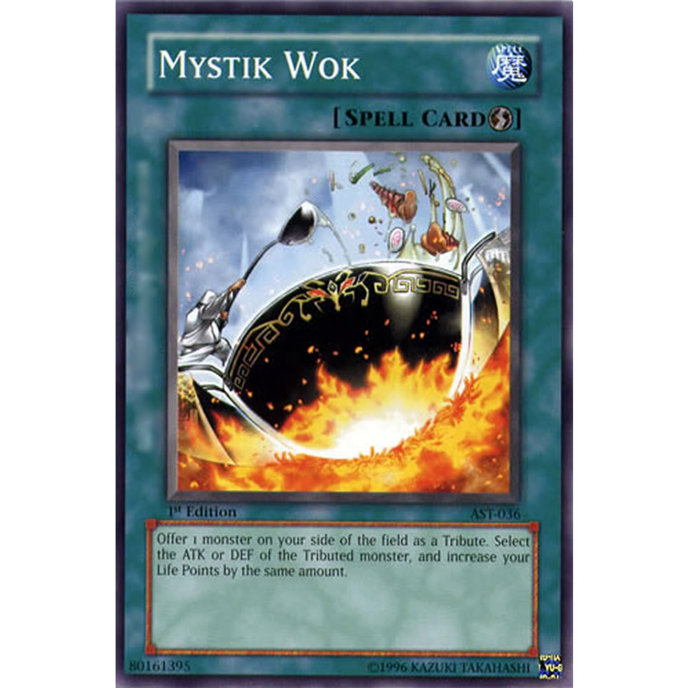 Mystik Wok AST-036 Yu-Gi-Oh! Card from the Ancient Sanctuary Set
