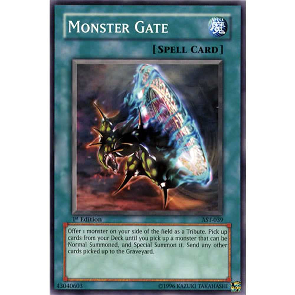 Monster Gate AST-039 Yu-Gi-Oh! Card from the Ancient Sanctuary Set