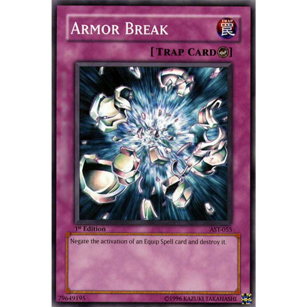 Armor Break AST-055 Yu-Gi-Oh! Card from the Ancient Sanctuary Set
