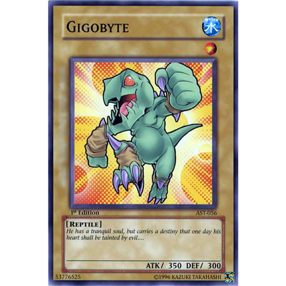 Gigobyte AST-056 Yu-Gi-Oh! Card from the Ancient Sanctuary Set