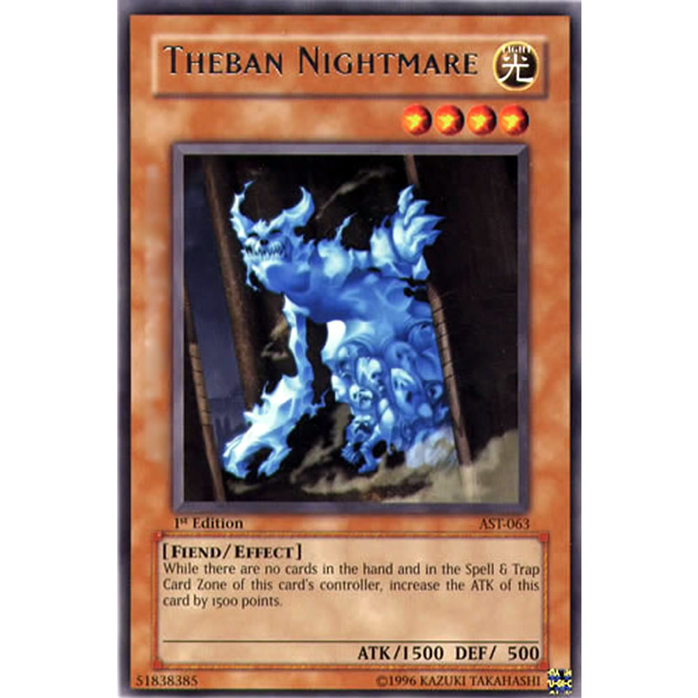 Theban Nightmare AST-063 Yu-Gi-Oh! Card from the Ancient Sanctuary Set