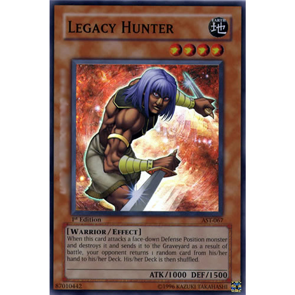 Legacy Hunter AST-067 Yu-Gi-Oh! Card from the Ancient Sanctuary Set