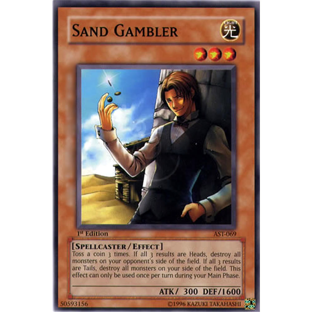 Sand Gambler AST-069 Yu-Gi-Oh! Card from the Ancient Sanctuary Set