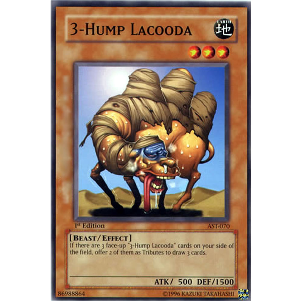 3-Hump Lacooda AST-070 Yu-Gi-Oh! Card from the Ancient Sanctuary Set