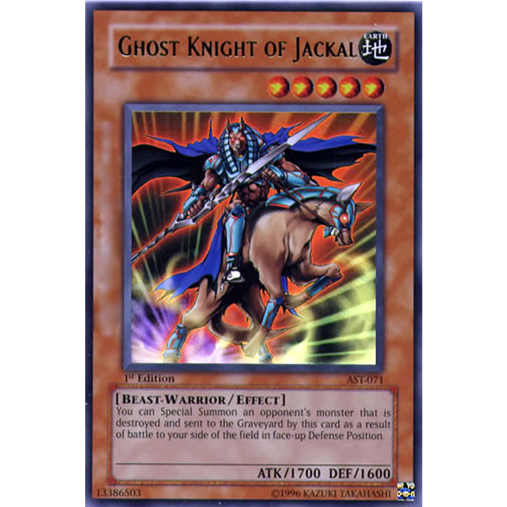 Ghost Knight of Jackal AST-071 Yu-Gi-Oh! Card from the Ancient Sanctuary Set