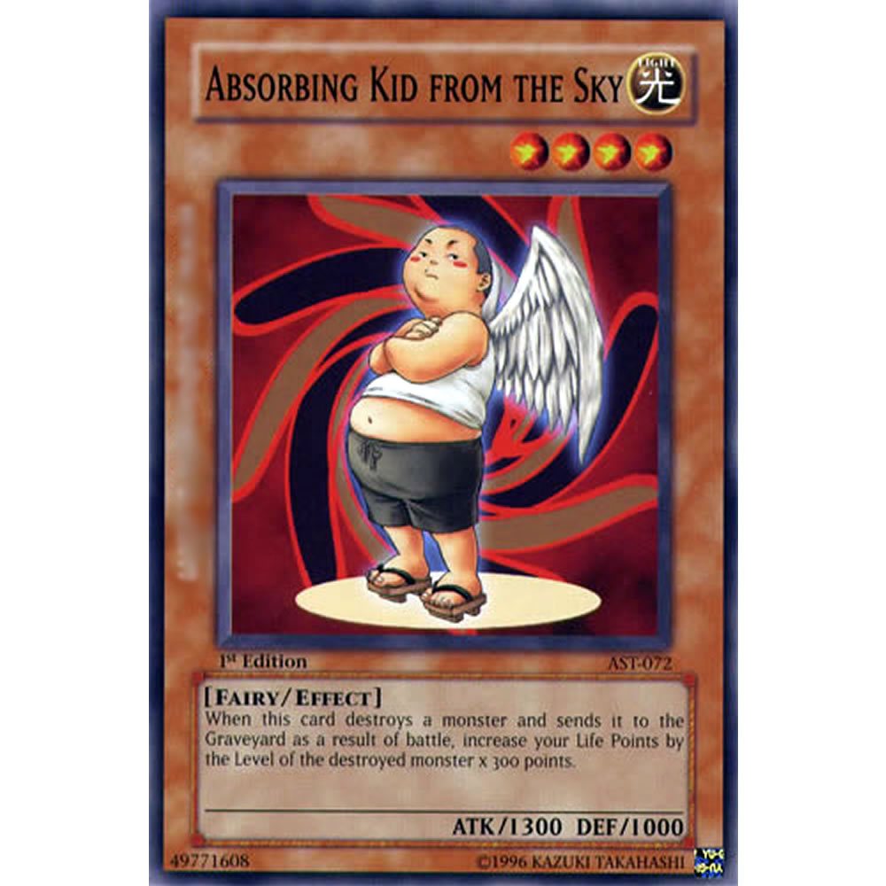 Absorbing Kid from the Sky AST-072 Yu-Gi-Oh! Card from the Ancient Sanctuary Set