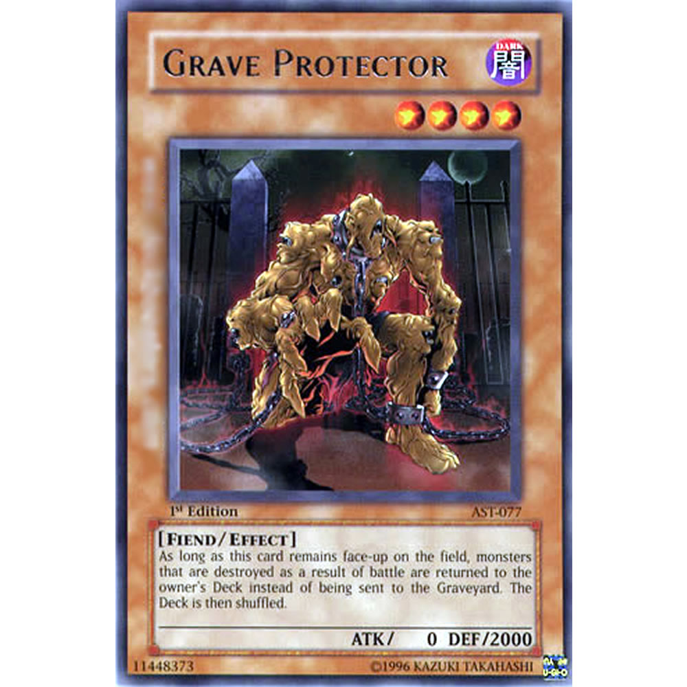 Grave Protector AST-077 Yu-Gi-Oh! Card from the Ancient Sanctuary Set
