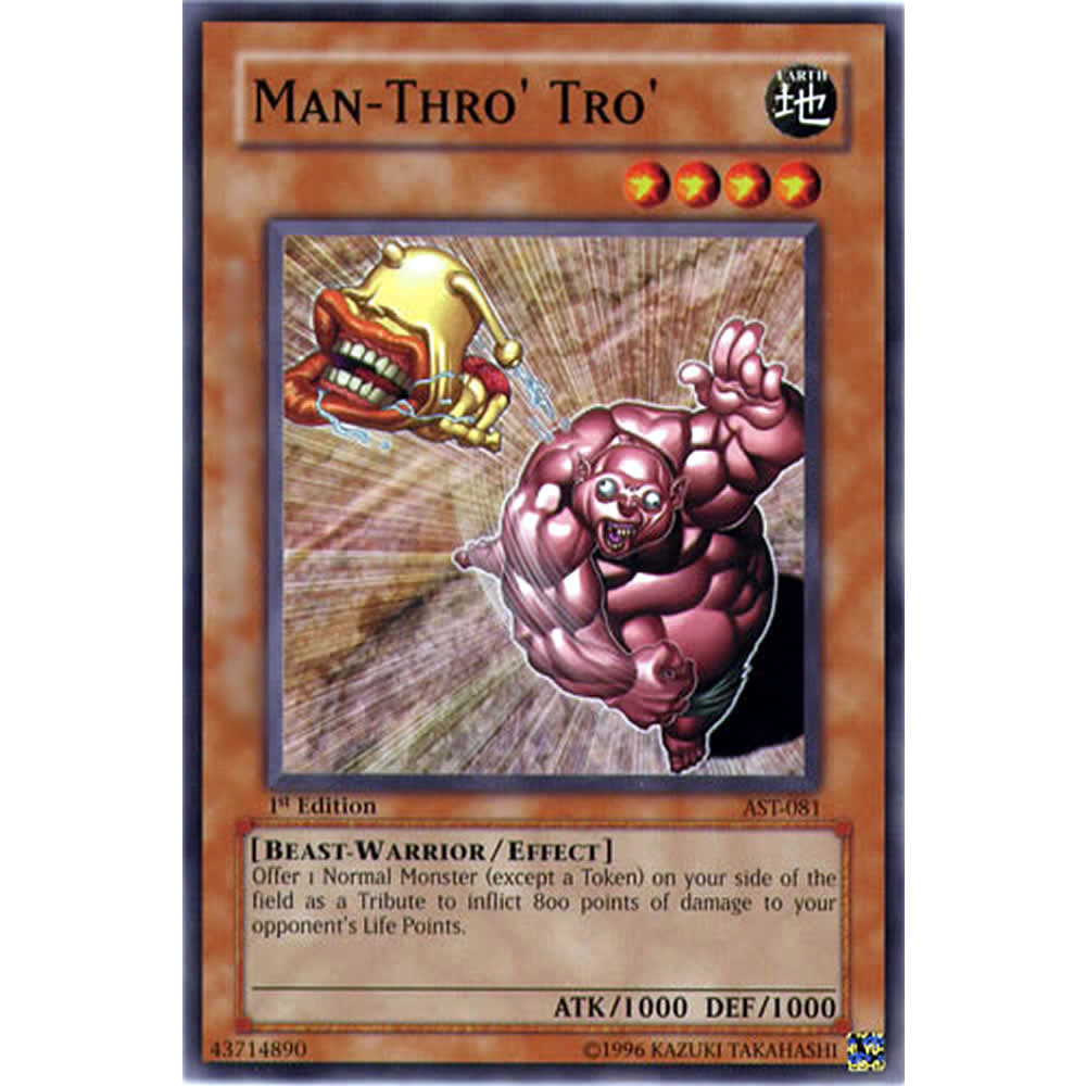 Man-Thro Tro AST-081 Yu-Gi-Oh! Card from the Ancient Sanctuary Set