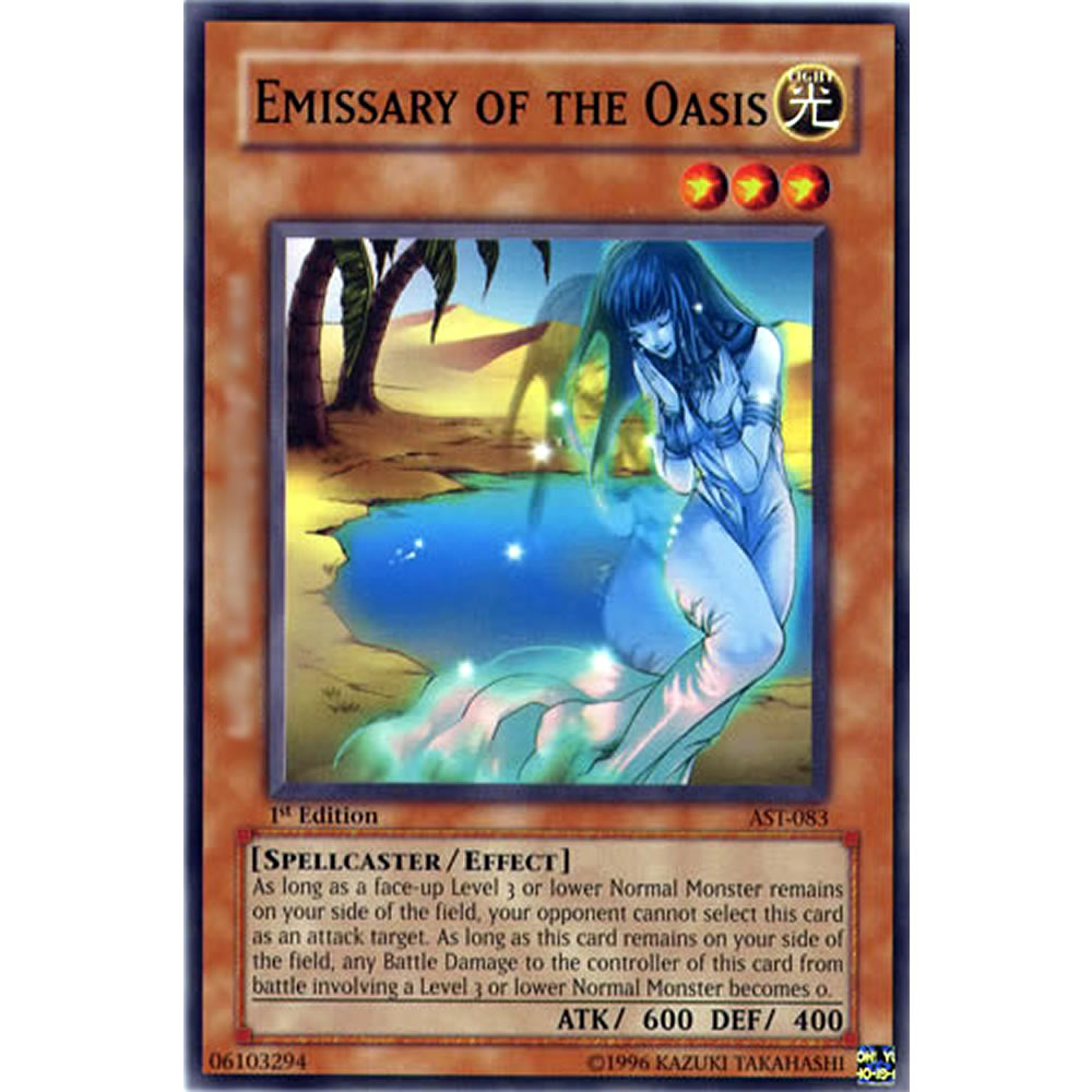 Emissary of the Oasis AST-083 Yu-Gi-Oh! Card from the Ancient Sanctuary Set
