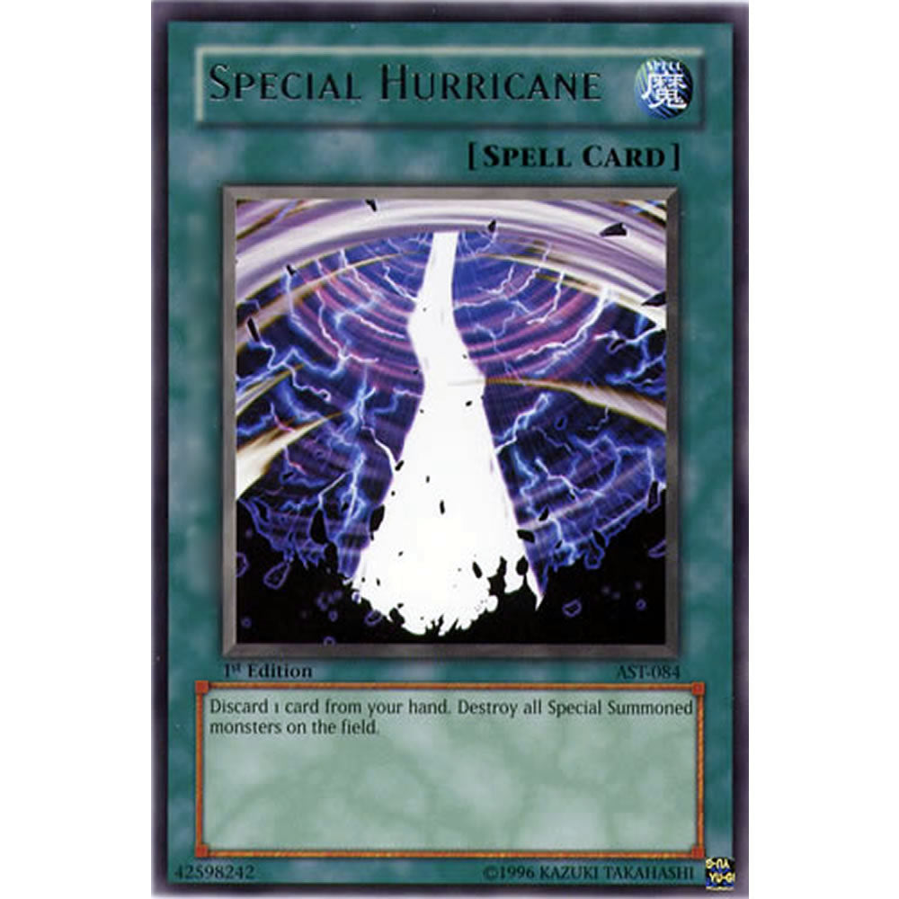 Special Hurricane AST-084 Yu-Gi-Oh! Card from the Ancient Sanctuary Set