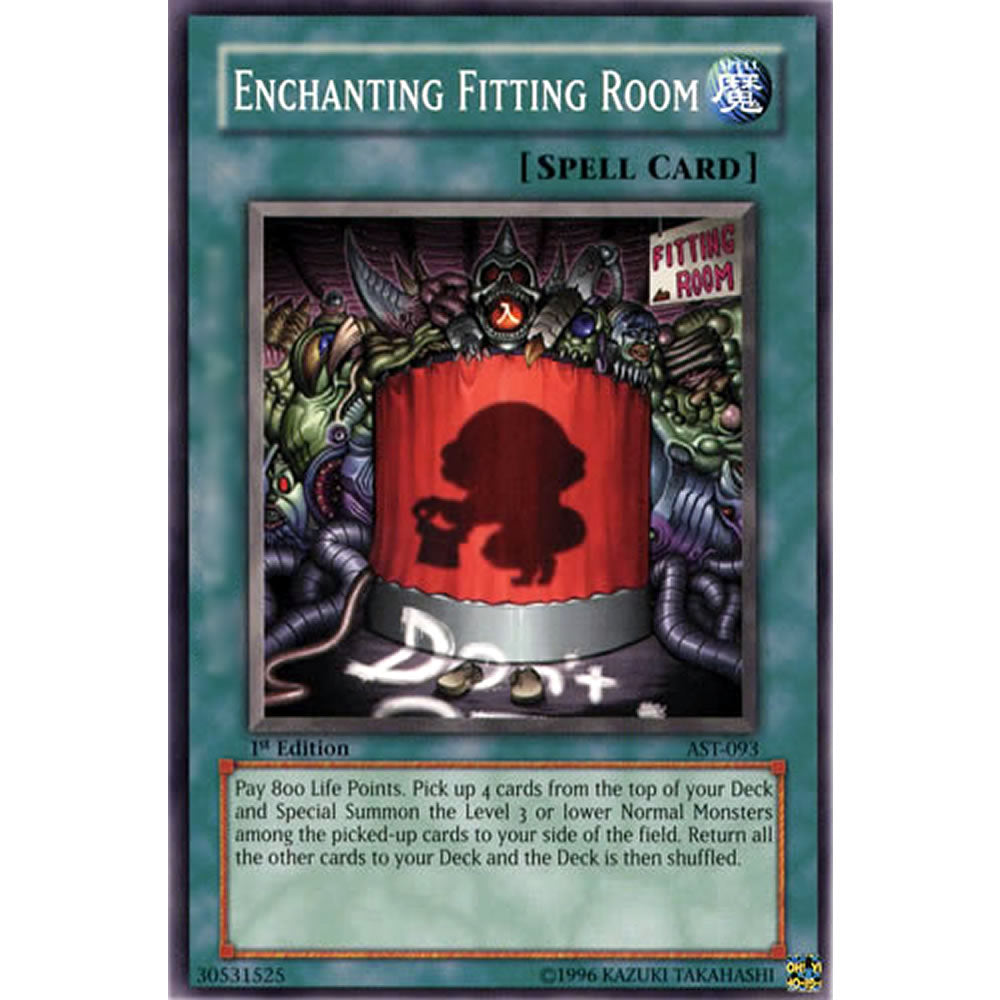 Enchanting Fitting Room AST-093 Yu-Gi-Oh! Card from the Ancient Sanctuary Set