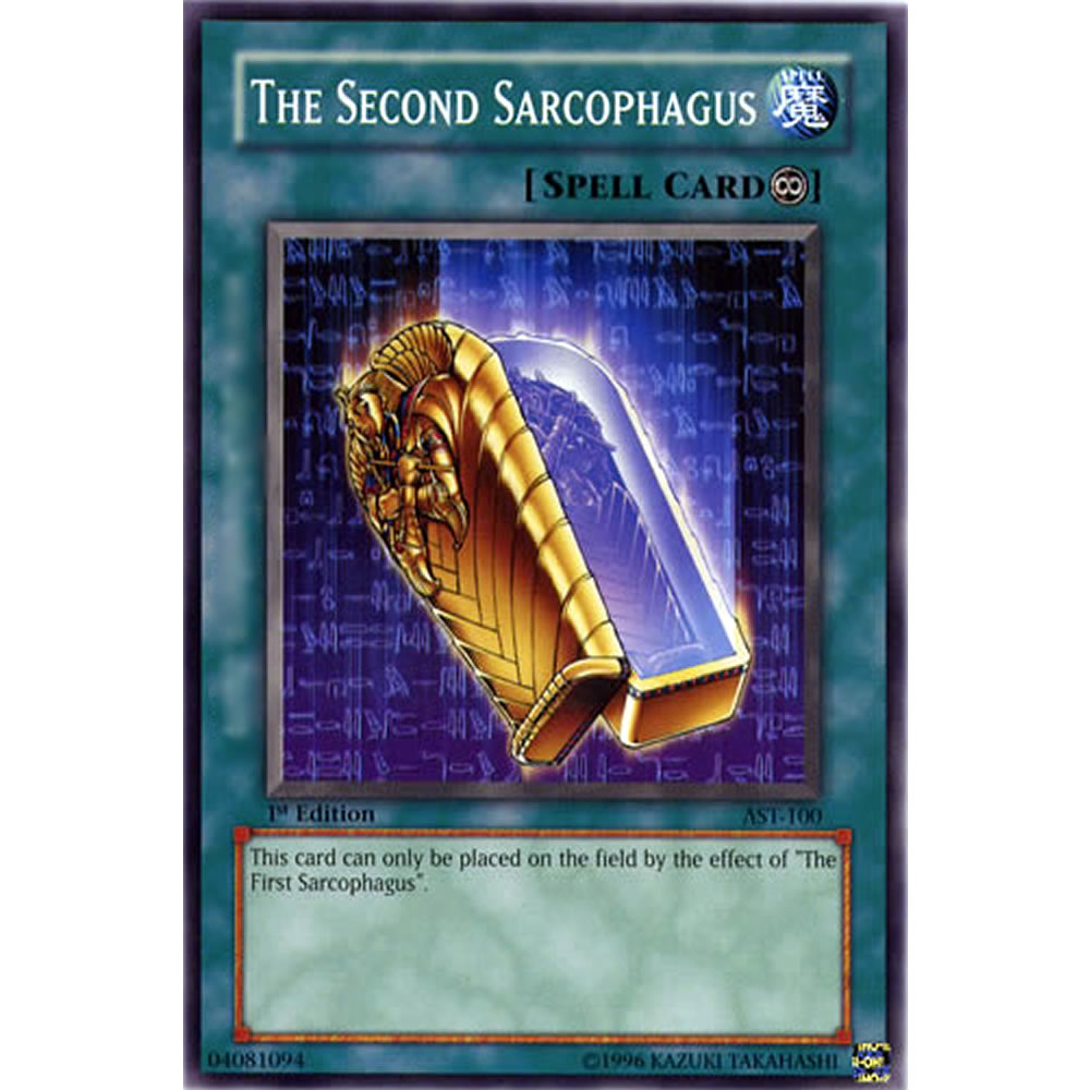 The Second Sarcophagus AST-100 Yu-Gi-Oh! Card from the Ancient Sanctuary Set