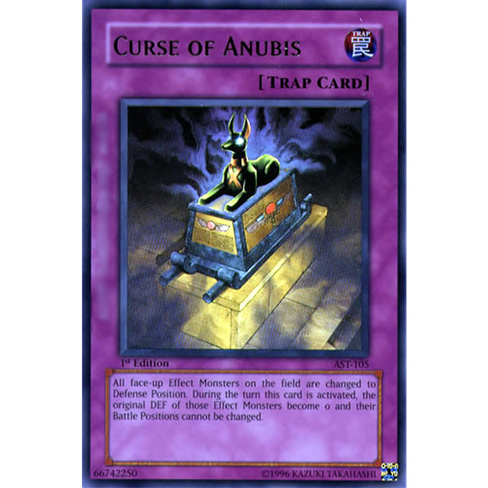 Curse of Anubis AST-105 Yu-Gi-Oh! Card from the Ancient Sanctuary Set