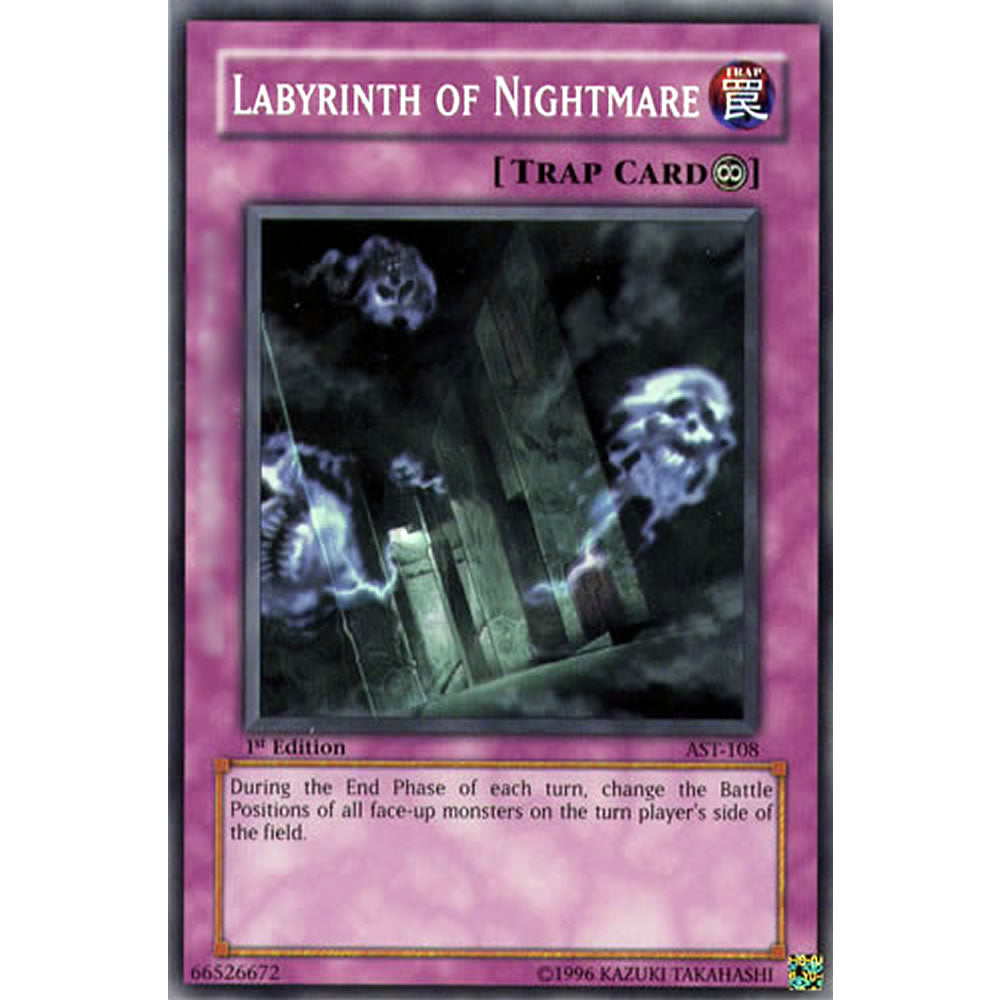 Labyrinth of Nightmare AST-108 Yu-Gi-Oh! Card from the Ancient Sanctuary Set