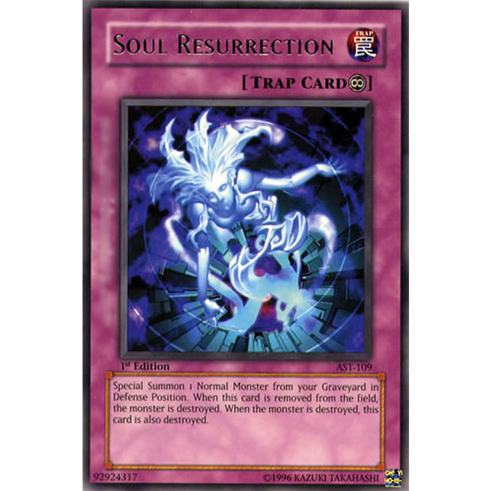 Soul Resurrection AST-109 Yu-Gi-Oh! Card from the Ancient Sanctuary Set