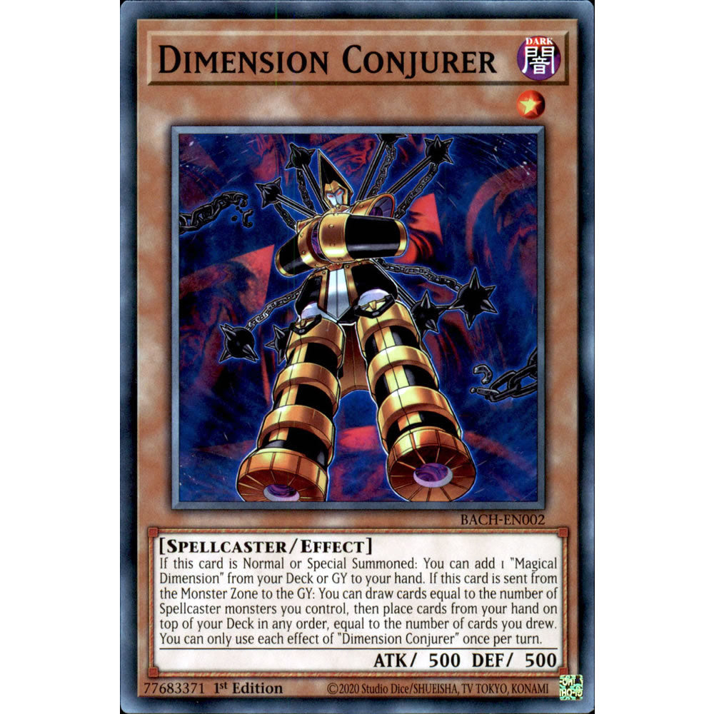 Dimension Conjurer BACH-EN002 Yu-Gi-Oh! Card from the Battle of Chaos Set