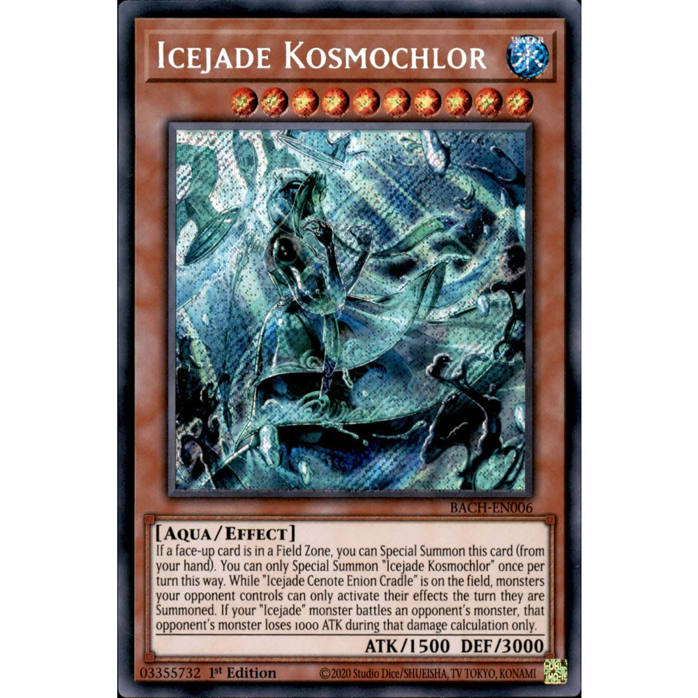 Icejade Kosmochlor BACH-EN006 Yu-Gi-Oh! Card from the Battle of Chaos Set