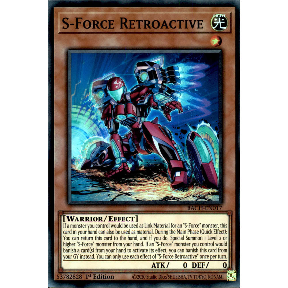 S-Force Retroactive BACH-EN017 Yu-Gi-Oh! Card from the Battle of Chaos Set