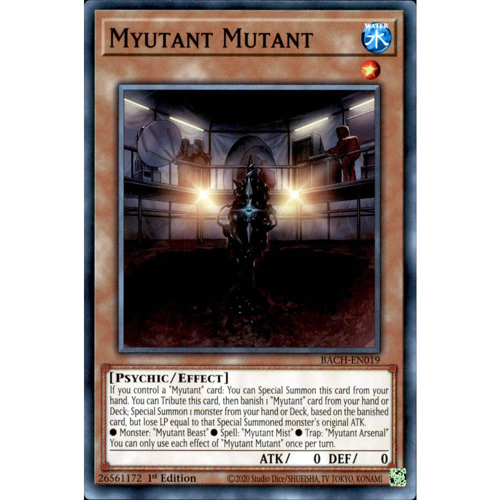 Myutant Mutant BACH-EN019 Yu-Gi-Oh! Card from the Battle of Chaos Set