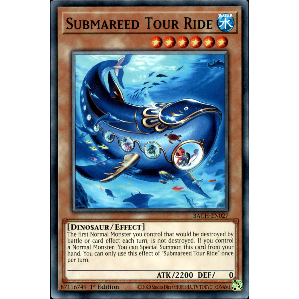 Submareed Tour Ride BACH-EN027 Yu-Gi-Oh! Card from the Battle of Chaos Set