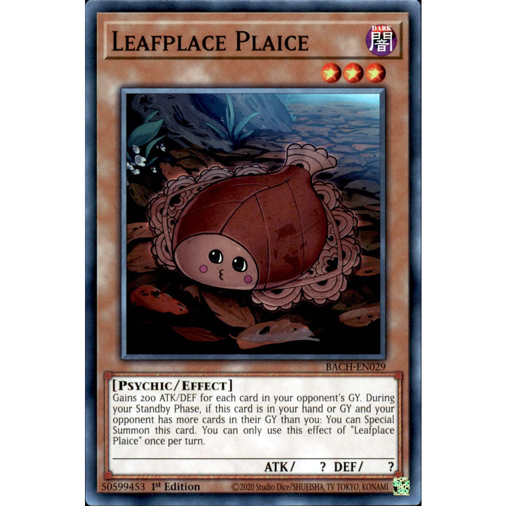 Leafplace Plaice BACH-EN029 Yu-Gi-Oh! Card from the Battle of Chaos Set