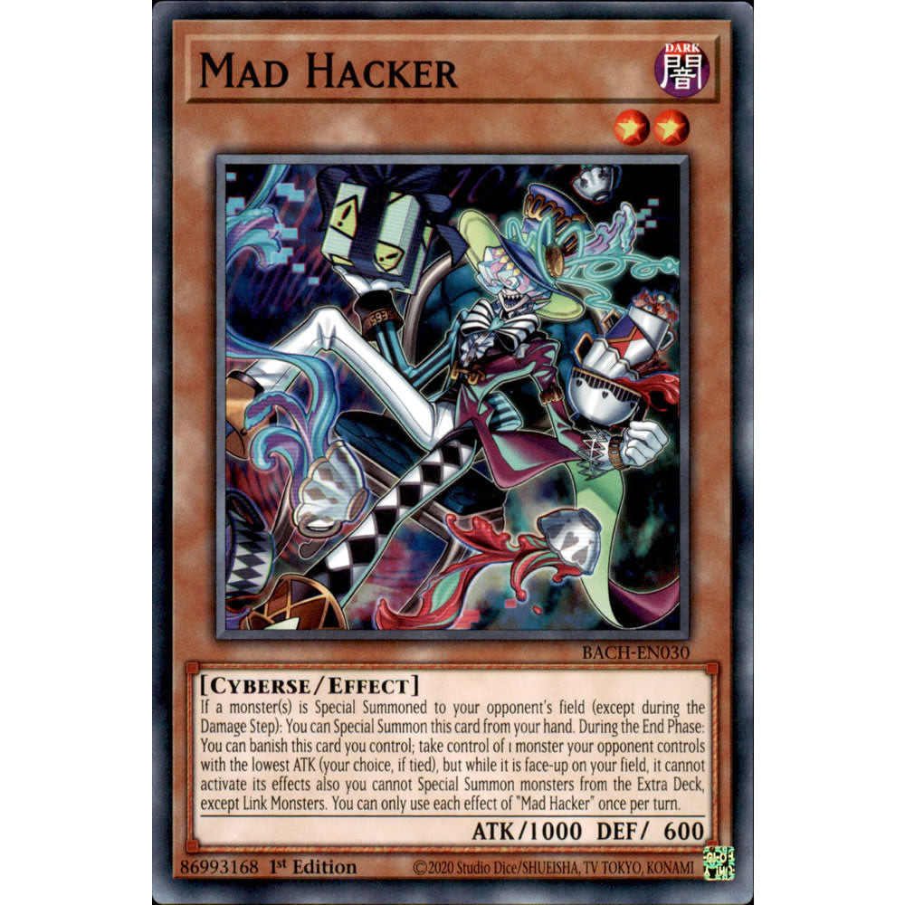 Mad Hacker BACH-EN030 Yu-Gi-Oh! Card from the Battle of Chaos Set