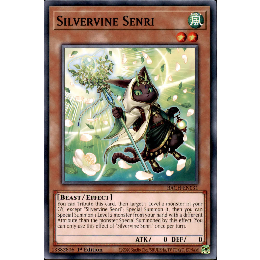 Silvervine Senri BACH-EN031 Yu-Gi-Oh! Card from the Battle of Chaos Set
