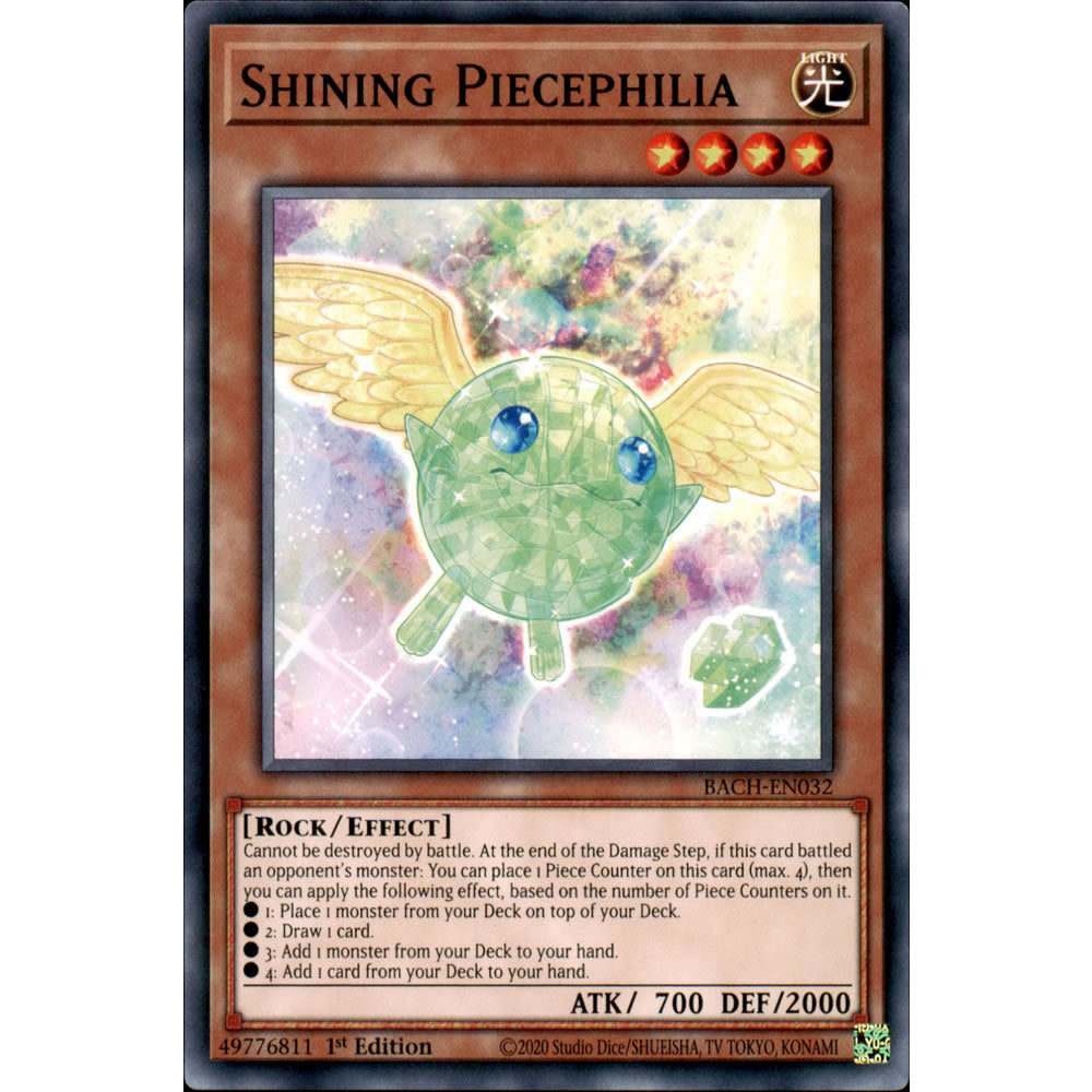 Shining Piecephilia BACH-EN032 Yu-Gi-Oh! Card from the Battle of Chaos Set
