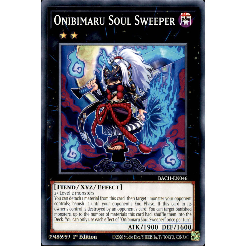Onibimaru Soul Sweeper BACH-EN046 Yu-Gi-Oh! Card from the Battle of Chaos Set