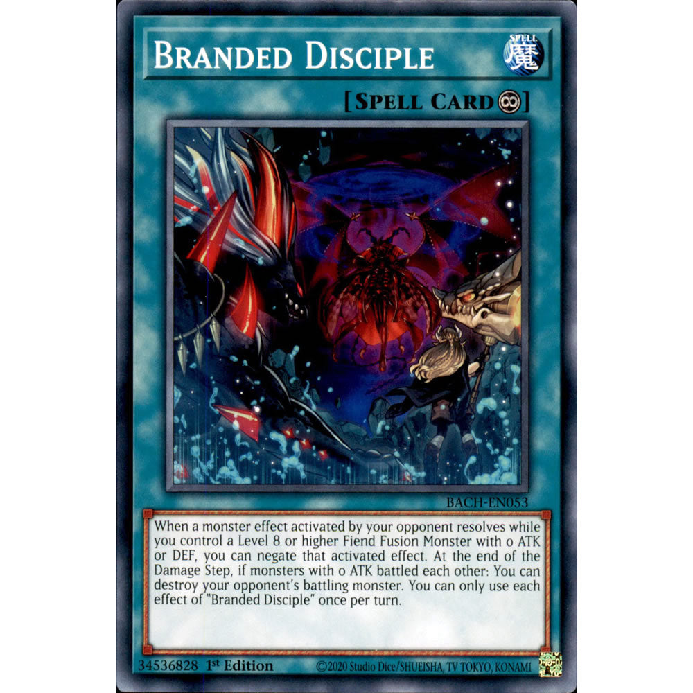 Branded Disciple BACH-EN053 Yu-Gi-Oh! Card from the Battle of Chaos Set