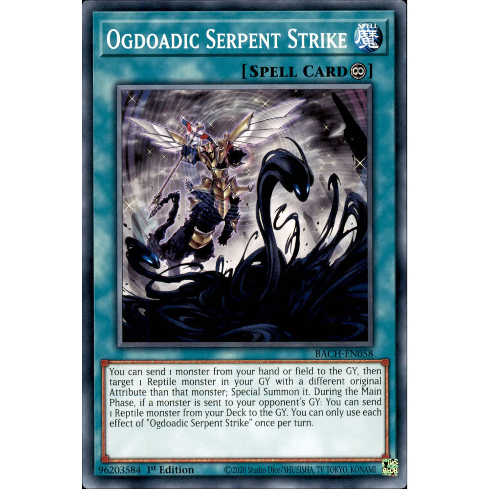 Ogdoadic Serpent Strike BACH-EN058 Yu-Gi-Oh! Card from the Battle of Chaos Set