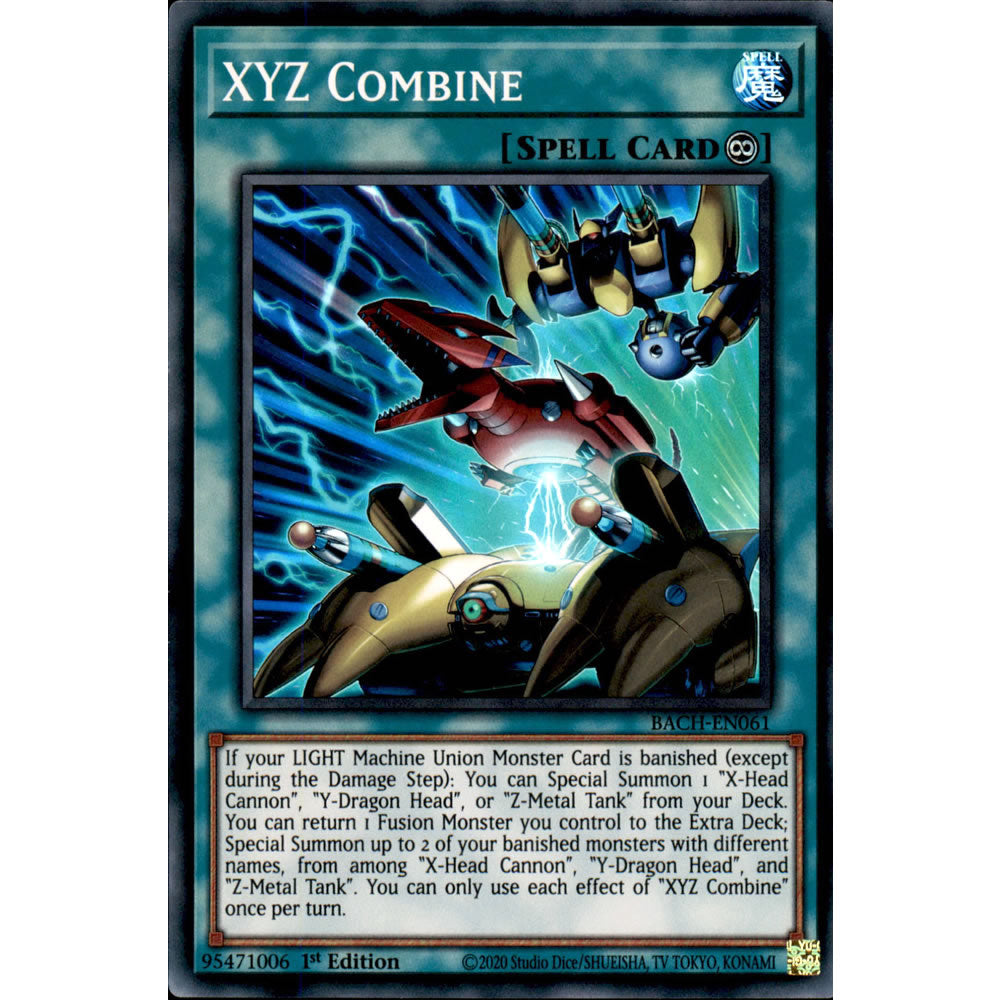 XYZ Combine BACH-EN061 Yu-Gi-Oh! Card from the Battle of Chaos Set