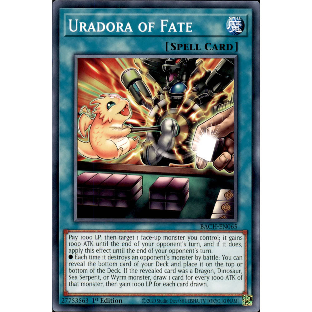 Uradora of Fate BACH-EN065 Yu-Gi-Oh! Card from the Battle of Chaos Set
