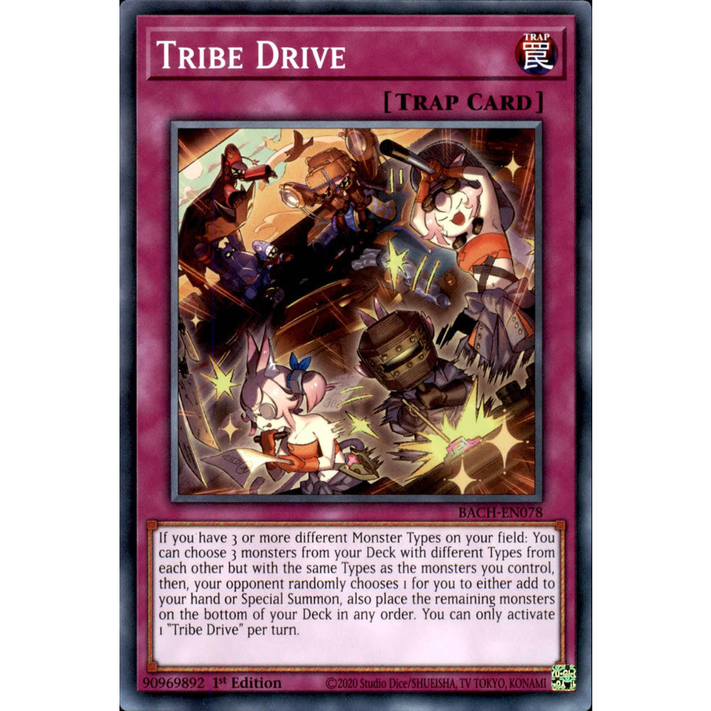Tribe Drive BACH-EN078 Yu-Gi-Oh! Card from the Battle of Chaos Set